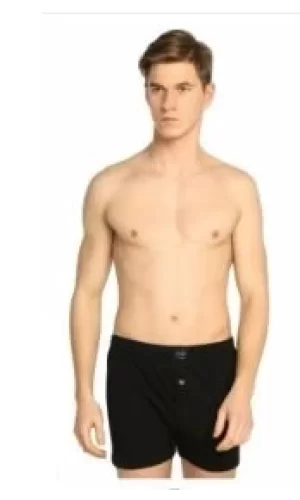 Tutku 0117 Erkek Penye Düz Boxer