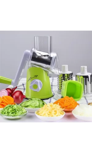 Tutma Kollu Çevirmeli Pratik Rulo Rende Drum Grater