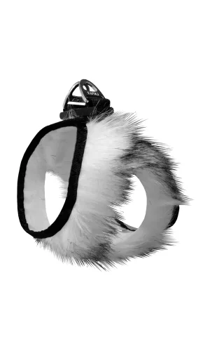 Üç Kilitli Peluş Kedi Köpek Göğüs Tasması 28-34 cm X-Small Kırçıl