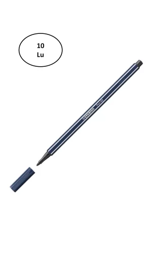 Umut Stabilo Pen 68 Mavi Siyah 68/98 10lu