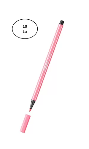 Umut Stabilo Pen 68 Pembe 68/29 10lu
