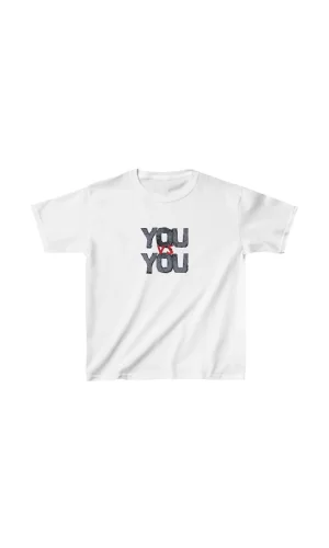 Luz&Pos Unisex Çocuk Baskılı T-shirt - Beyaz