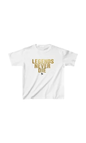 Luz&Pos Unisex Çocuk Baskılı T-shirt - Beyaz
