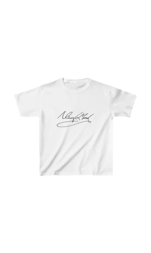 Luz&Pos Unisex Çocuk Baskılı T-shirt - Beyaz