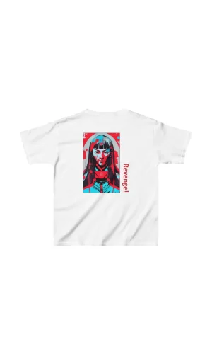 Luz&Pos Unisex Çocuk Baskılı T-shirt - Beyaz