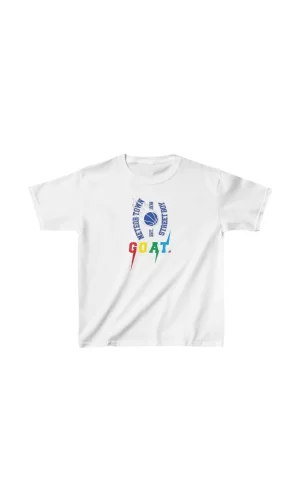Luz&Pos Unisex Çocuk Baskılı T-shirt - Beyaz
