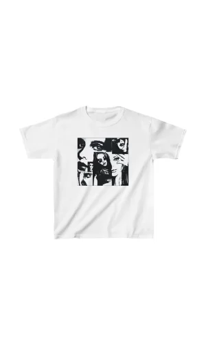 Luz&Pos Unisex Çocuk Baskılı T-shirt - Beyaz