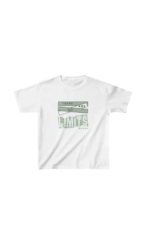 Luz&Pos Unisex Çocuk Baskılı T-shirt - Beyaz