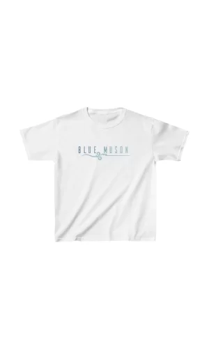 Luz&Pos Unisex Çocuk Baskılı T-shirt - Beyaz