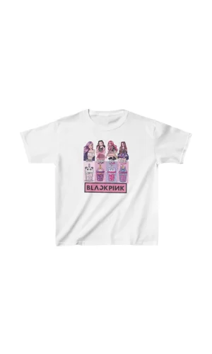 Luz&Pos Unisex Çocuk Baskılı T-shirt - Beyaz