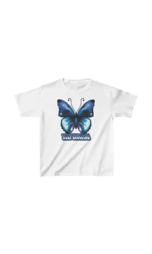 Luz&Pos Unisex Çocuk Baskılı T-shirt - Beyaz