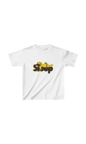 Luz&Pos Unisex Çocuk Baskılı T-shirt - Beyaz