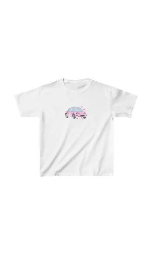 Luz&Pos Unisex Çocuk Baskılı T-shirt - Beyaz
