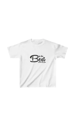 Luz&Pos Unisex Çocuk Baskılı T-shirt - Beyaz