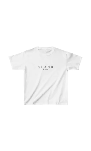 Luz&Pos Unisex Çocuk Baskılı T-shirt - Beyaz