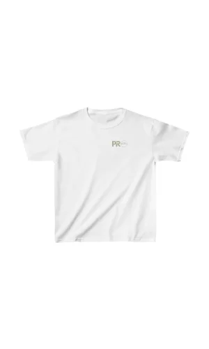 Luz&Pos Unisex Çocuk Baskılı T-shirt - Beyaz