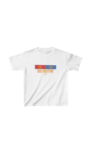 Luz&Pos Unisex Çocuk Baskılı T-shirt - Beyaz