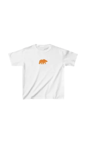 Luz&Pos Unisex Çocuk Baskılı T-shirt - Beyaz