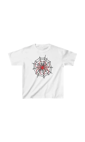 Luz&Pos Unisex Çocuk Baskılı T-shirt - Beyaz