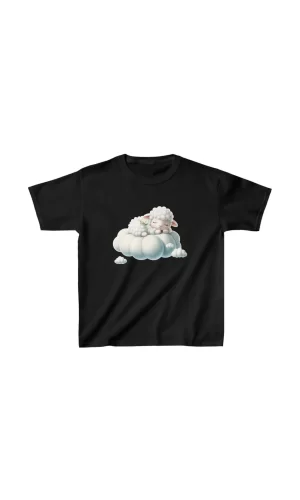 Luz&Pos Unisex Çocuk Baskılı T-shirt - Siyah