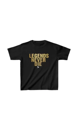 Luz&Pos Unisex Çocuk Baskılı T-shirt - Siyah