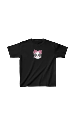 Luz&Pos Unisex Çocuk Baskılı T-shirt - Siyah