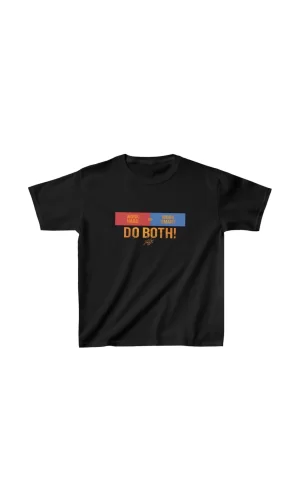 Luz&Pos Unisex Çocuk Baskılı T-shirt - Siyah