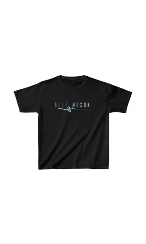 Luz&Pos Unisex Çocuk Baskılı T-shirt - Siyah