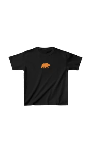 Luz&Pos Unisex Çocuk Baskılı T-shirt - Siyah