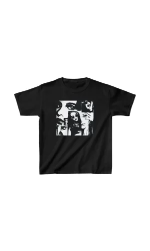 Luz&Pos Unisex Çocuk Baskılı T-shirt - Siyah