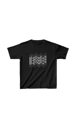 Luz&Pos Unisex Çocuk Baskılı T-shirt - Siyah