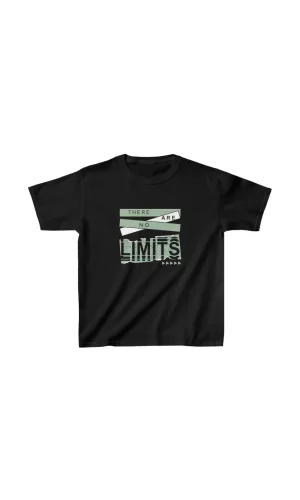 Luz&Pos Unisex Çocuk Baskılı T-shirt - Siyah