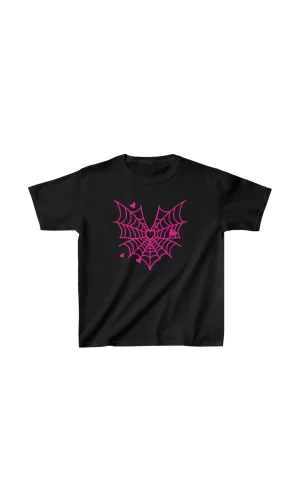 Luz&Pos Unisex Çocuk Baskılı T-shirt - Siyah
