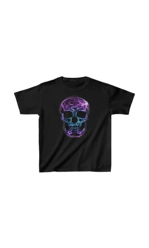 Luz&Pos Unisex Çocuk Baskılı T-shirt - Siyah