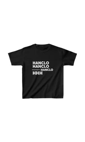 Luz&Pos Unisex Çocuk Baskılı T-shirt - Siyah