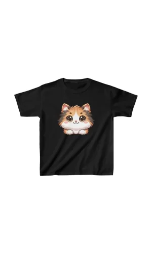 Luz&Pos Unisex Çocuk Baskılı T-shirt - Siyah