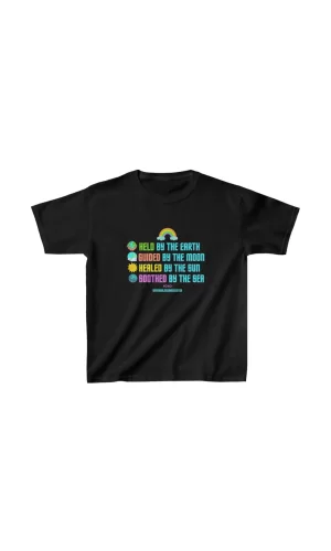 Luz&Pos Unisex Çocuk Baskılı T-shirt - Siyah