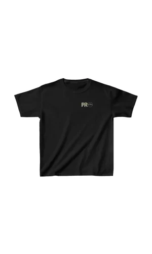 Luz&Pos Unisex Çocuk Baskılı T-shirt - Siyah