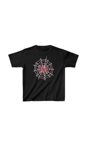 Luz&Pos Unisex Çocuk Baskılı T-shirt - Siyah