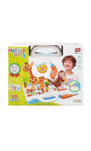 Urt014-001 Birlik, 3d Eğitici Matkap Seti Hayvanlar Özel Fiyatlı Ürün