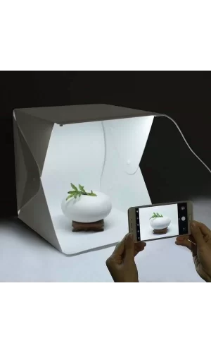 Ürün Çekim Çadırı Mini Fon Fotoğraf Stüdyosu Ledli Işık Perdesi
