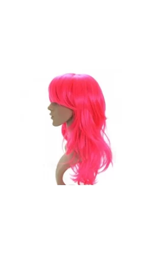Uzun Peruk Saç - Pembe