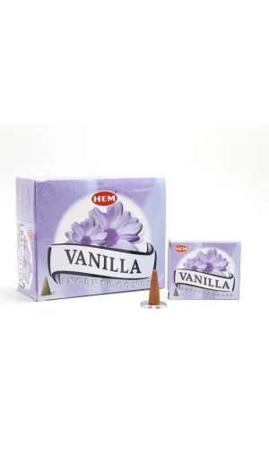 Vanilla Aromalı Konik Tütsü