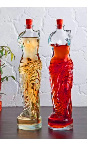 Venüs Yağdanlık - Kadın Figürlü Sirkelik Sosluk 200 Ml 2li Set