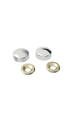 Vida Kapama Kapağı 15 Mm, Krom - 10 Adet