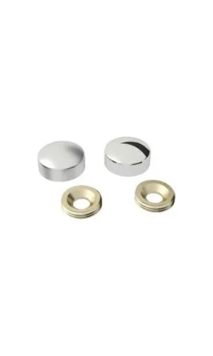 Vida Kapama Kapağı 20 Mm, Krom - 10 Adet
