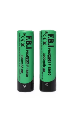 Vtc6 18650 3.7v 3000mah 30a Li-ion Şarjlı Pil + Pil Taşıma Kutusu 2li Set
