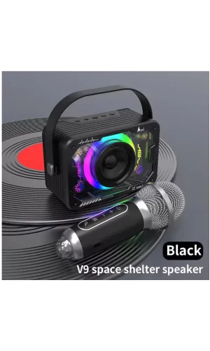 Vtn-82 Taşınabilir Kablosuz Işıklı Bluetooth Hoparlör Ses Değiştirme Özellikli