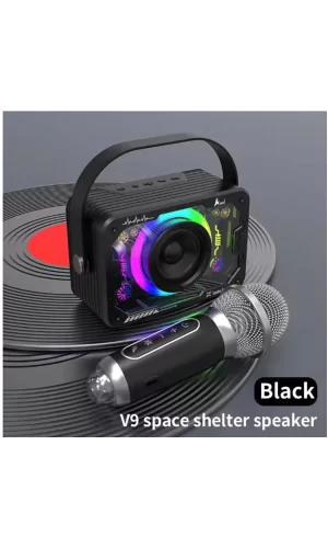 Vtn-82 Taşınabilir Kablosuz Işıklı Bluetooth Hoparlör Ses Değiştirme Özellikli