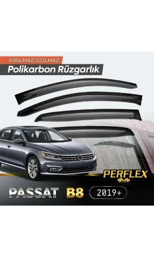VW Passat B8 2019+ Cam Rüzgarlığı V2 Düz